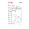 Burda Style Schnittmuster Nr. 5816 - Kleid - V-Ausschnitt - 2 Varianten – Bild 9