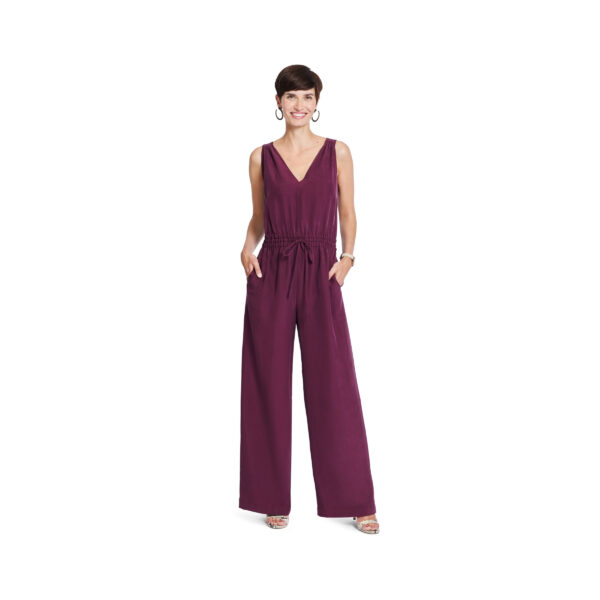 Burda Style Schnittmuster Nr. 5817 - Overall - V-Ausschnitt - 2 Varianten – Bild 5