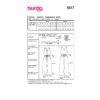 Burda Style Schnittmuster Nr. 5817 - Overall - V-Ausschnitt - 2 Varianten – Bild 9