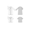 Burda Style Schnittmuster Nr. 5818 - Kleid und Blusen Set mit Zweiteiler-Effekt – Bild 8