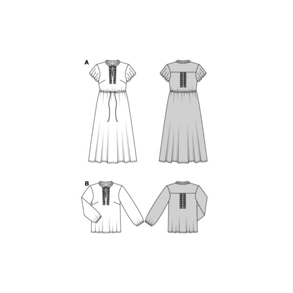 Burda Style Schnittmuster Nr. 5823 - Kleid + Bluse - Plastron-Stil – Bild 8