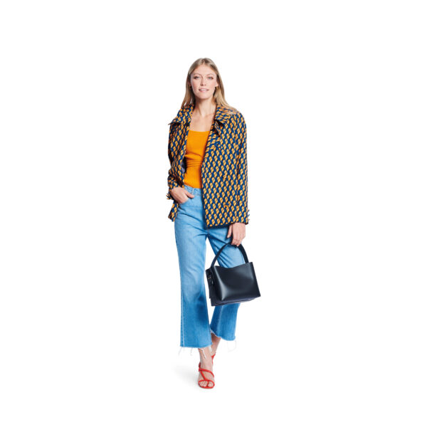 Burda Style Schnittmuster Nr. 5824 - Mantel + Jacke - Gürtel - zwei Knopfreihen – Bild 5