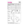 Burda Style Schnittmuster Nr. 5824 - Mantel + Jacke - Gürtel - zwei Knopfreihen – Bild 9