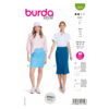 Burda Style Schnittmuster Nr. 5825 - Rock - knielang oder mini