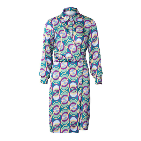 Burda Style Schnittmuster Nr. 5826 - Kleid - Hemdblusenkleid - Wickeleffekt – Bild 3