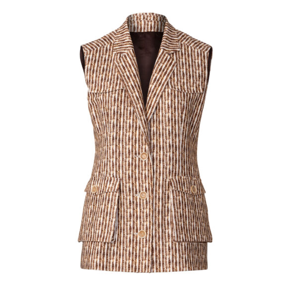 Burda Style Schnittmuster Nr. 5827 - Weste - langgezogenes Revers - 2 Varianten – Bild 6