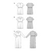 Burda Easy Schnittmuster Nr. 5829 - Kleid - Mini, knielang, Maxi - 3 Varianten – Bild 9