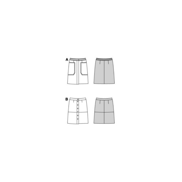 Burda Style Schnittmuster Nr. 5836 - Rock - elegant - modisch - 2 Varianten – Bild 8