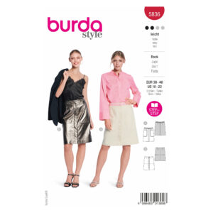 Burda Style Schnittmuster Nr. 5836 - Rock - elegant - modisch - 2 Varianten