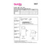 Burda Style Schnittmuster Nr. 5837 - Rock - Figur umschmeichelnd - 2 Varianten – Bild 9