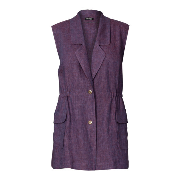 Burda Style Schnittmuster Nr. 5840 - Mantel + Weste - Trenchcoat - Bindegürtel – Bild 6