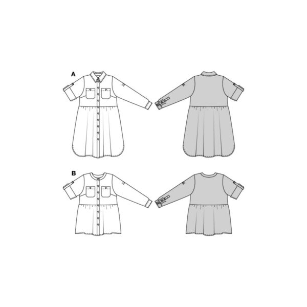 Burda Style Schnittmuster Nr. 5841 - Kleid + Tunika - klassisch - feminin – Bild 8