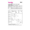 Burda Style Schnittmuster Nr. 5841 - Kleid + Tunika - klassisch - feminin – Bild 9