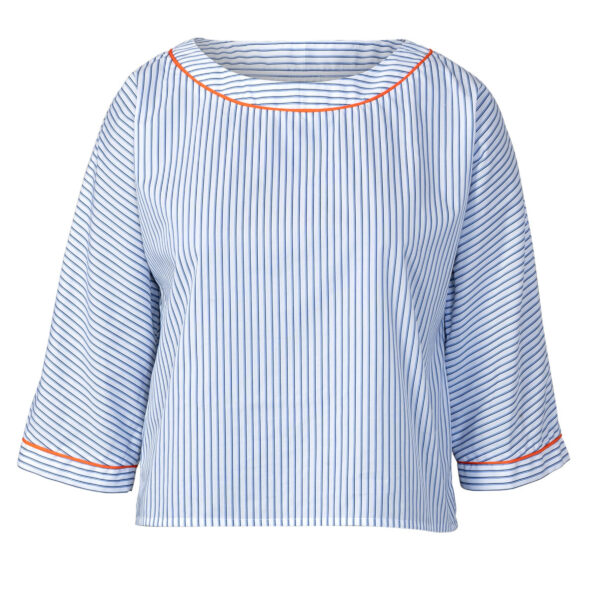 Burda Style Schnittmuster Nr. 5843 - Shirt - Rundhalsausschnitt - 2 Varianten – Bild 6