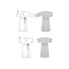 Burda Style Schnittmuster Nr. 5844 - Kleid - Wickelkleider - 2 Varianten – Bild 8