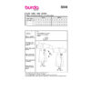 Burda Style Schnittmuster Nr. 5844 - Kleid - Wickelkleider - 2 Varianten – Bild 9