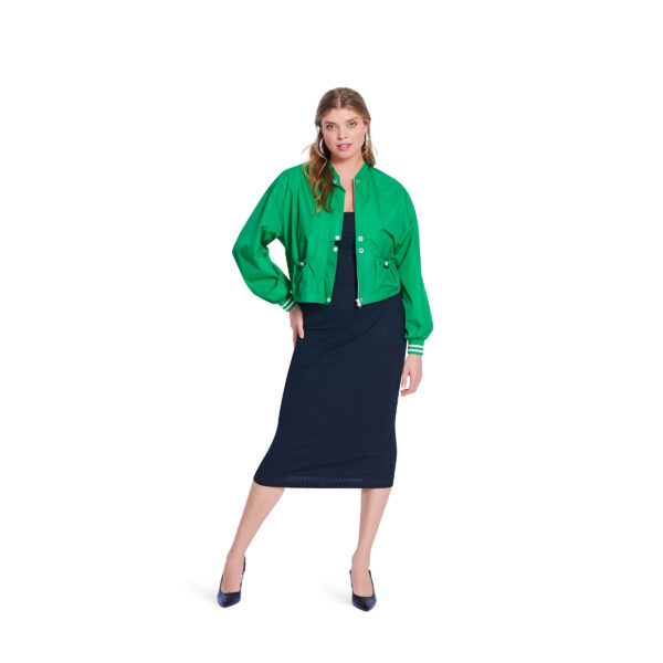 Burda Style Schnittmuster Nr. 5846 - Blouson - Bomberjackenoptik - 2 Varianten – Bild 5