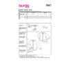 Burda Style Schnittmuster Nr. 5847 - Bluse - Hemd- oder Stehkragen - 2 Varianten – Bild 9