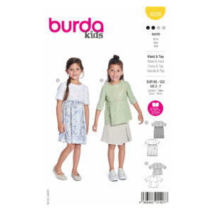 Burda Kids Schnittmuster Nr. 9226 - Kombination - Kleid und Top