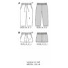 Burda Kids Schnittmuster Nr. 9228 - Hose - Shorts - Gummibund mit Kordel – Bild 4
