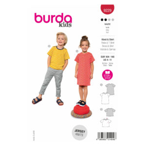 Burda Kids Schnittmuster Nr. 9229 - Kleid - Shirt - Sommerkleid - Sommershirt