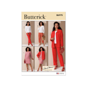 Butterick Schnittmuster - B6975 -  Set für die Dame, Hosenanzug, Kleid und Shirt