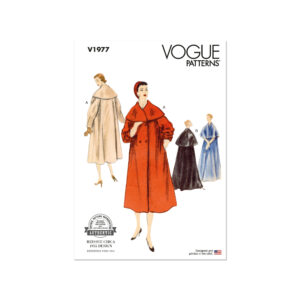 Vogue Schnittmuster V1977 - Vintage - Mantel Cape aus den 50er Jahren
