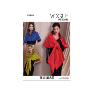 Vogue Schnittmuster V1991 - Umhang, Bolereo, Cape