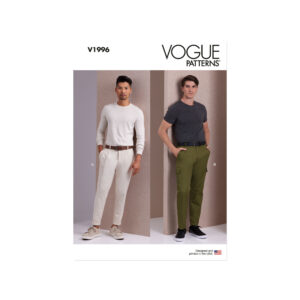 Vogue Schnittmuster V1996 - Herrenhose, 2 Varianten