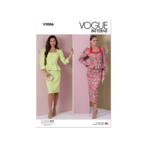 Vogue Schnittmuster - V2006 - Kostüm, Kleid