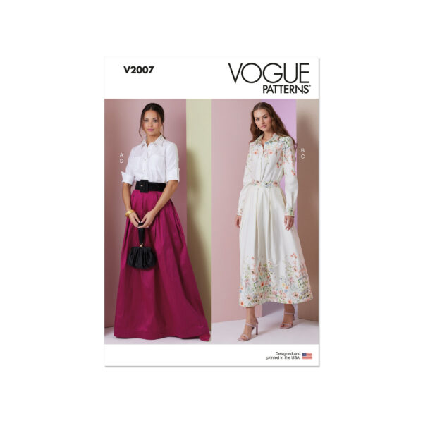 Vogue Schnittmuster - V2007 - Rock und Bluse
