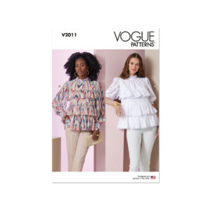 Vogue Schnittmuster - V2011 - Bluse mit üppigen Volants