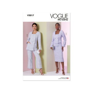 Vogue Schnittmuster - V2017 - Damenkombination, Jacke, Rock, Hose