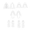 Butterick Schnittmuster - B6975 -  Set für die Dame, Hosenanzug, Kleid und Shirt – Bild 10