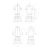 Butterick Schnittmuster - B6977 - Hemdblusenkleid mit Stufenrock – Bild 5