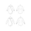 Butterick Schnittmuster - B6980 - Bluse mit diagonaler Verschlussleiste – Bild 8