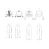 Vogue Schnittmuster V1993 - Damenhose schmal und kurze Jacke – Bild 8