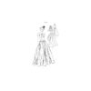 Vogue Schnittmuster - V2001 - Vintage - Abendkleid mit üppigem langen Rock, Stil der 40er Jahre – Bild 4