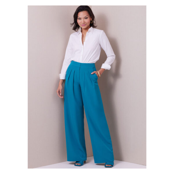 Butterick Schnittmuster - B6973 - Bundfaltenhose, Hosenrock – Bild 2