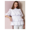Vogue Schnittmuster - V2011 - Bluse mit üppigen Volants – Bild 2