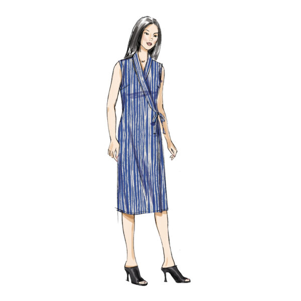Butterick Schnittmuster - B6976 - Wickelkleid, Wickelbluse – Bild 3