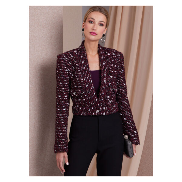 Vogue Schnittmuster V1993 - Damenhose schmal und kurze Jacke – Bild 3