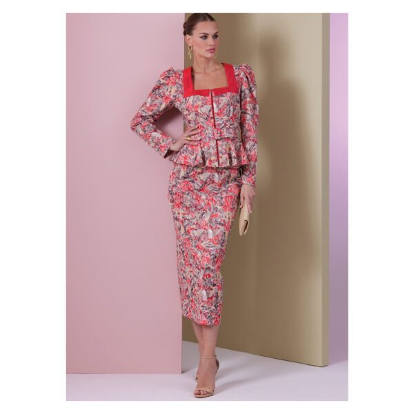 Vogue Schnittmuster - V2006 - Kostüm, Kleid – Bild 3