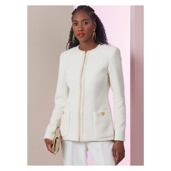 Vogue Schnittmuster - V2015 - taillierte Damenjacke, Blazer – Bild 3