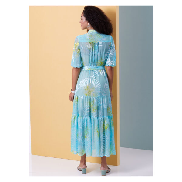 Butterick Schnittmuster - B6977 - Hemdblusenkleid mit Stufenrock – Bild 4
