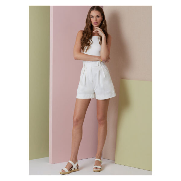 Vogue Schnittmuster - V2014 - Damenhose, Bundfaltenhose, Bundfaltenshorts – Bild 4