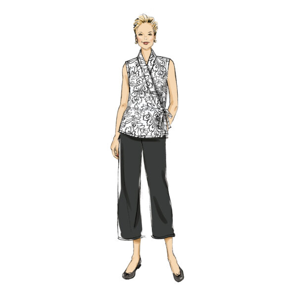 Butterick Schnittmuster - B6976 - Wickelkleid, Wickelbluse – Bild 5