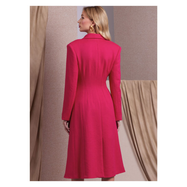 Vogue Schnittmuster - V1990 - schlichter, eleganter Damenmantel – Bild 5