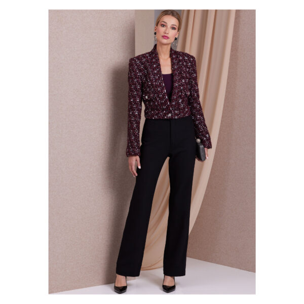 Vogue Schnittmuster V1993 - Damenhose schmal und kurze Jacke – Bild 5