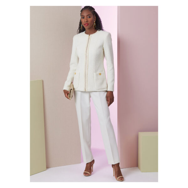 Vogue Schnittmuster - V2015 - taillierte Damenjacke, Blazer – Bild 5